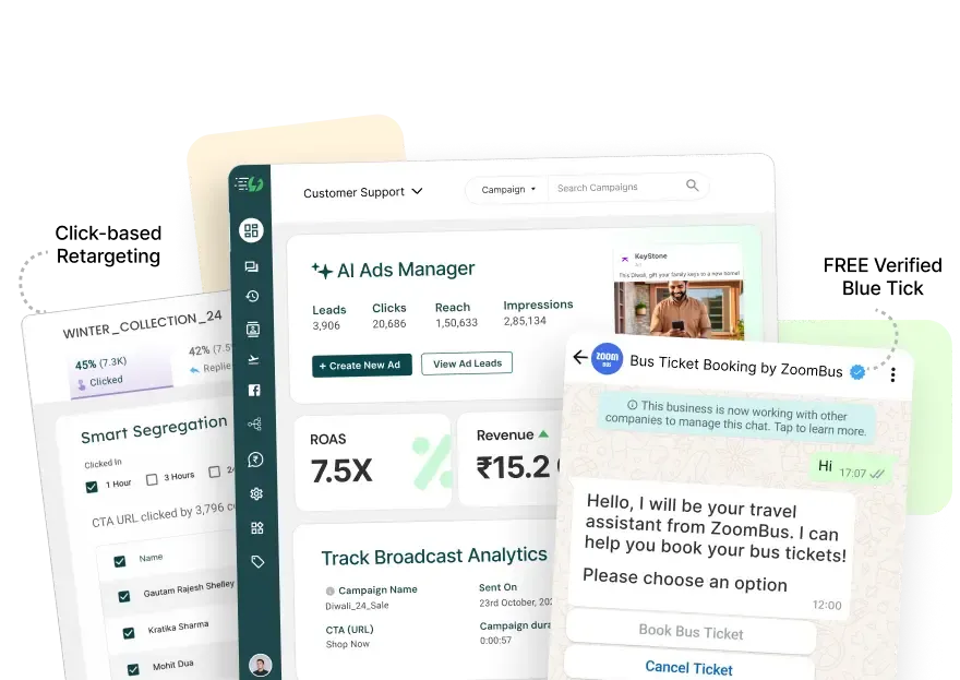 WhatsApp Business API Dashboard